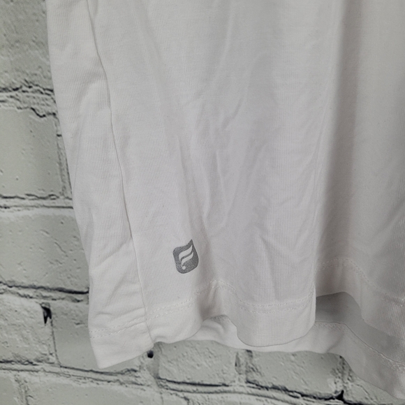 FABLETICS | scoop neck short sleeve stretch athletic workout tencel top - Picture 3 of 7